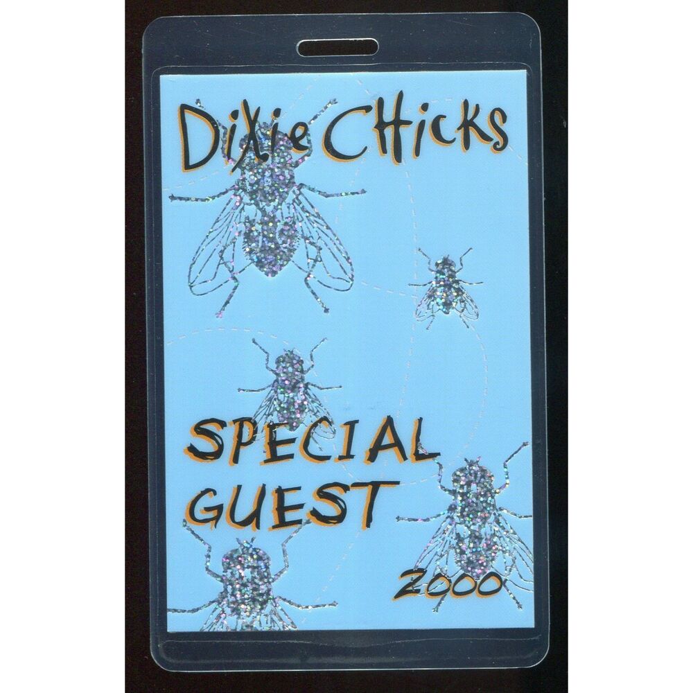 Vintage 2000 Dixie Chicks Concert Laminate Backstage Pass Special Guest